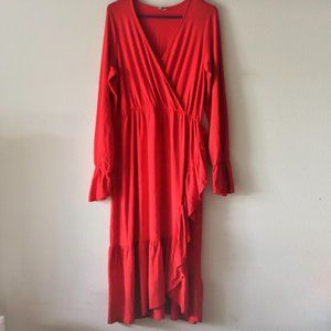 NWT! ASOS Frilled Maternity/Nursing Wrap Dress
